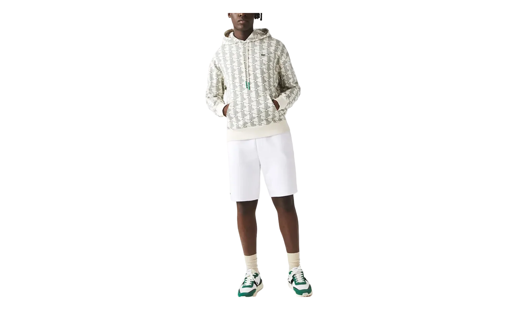 SPORT Tennis Fleece Shorts "White" GH2136 001