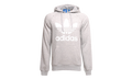 Originals Trefoil Pull Over Hoodie "Medium Grey Heather / White" AY6472