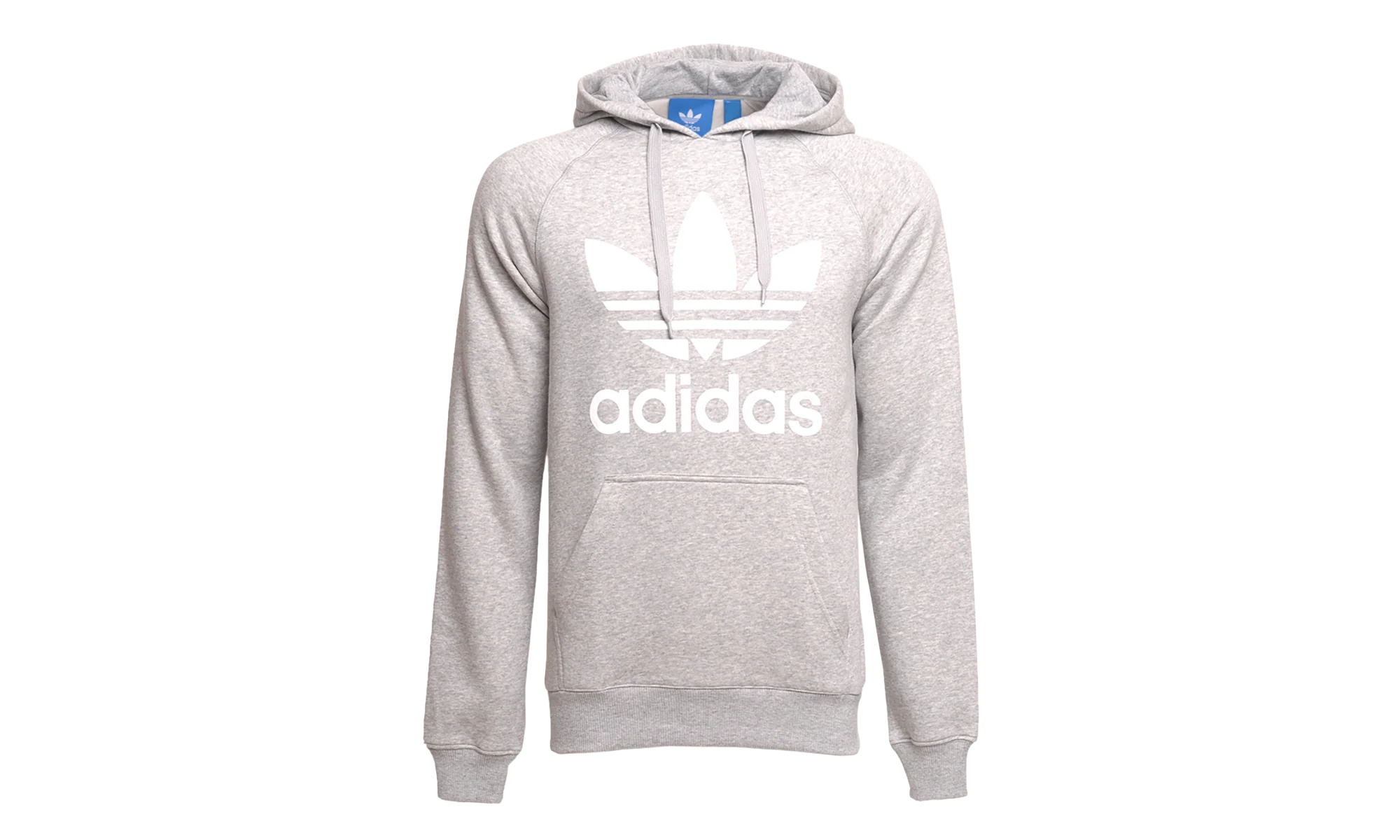 Originals Trefoil Pull Over Hoodie "Medium Grey Heather / White" AY6472