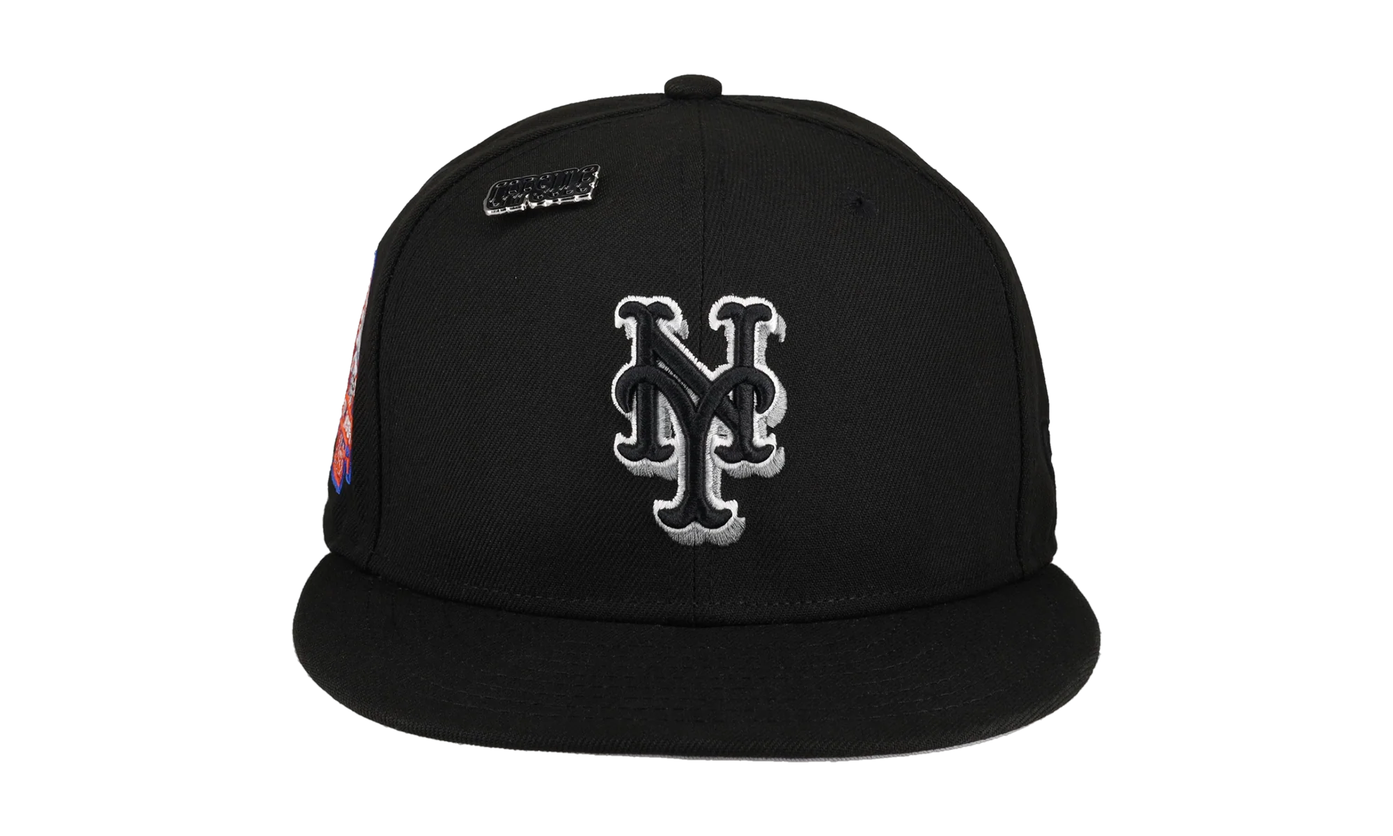 59FIFTY New York Mets Side Splash Collection Shea Stadium Patch Fitted Hat "Black" 123451291926
