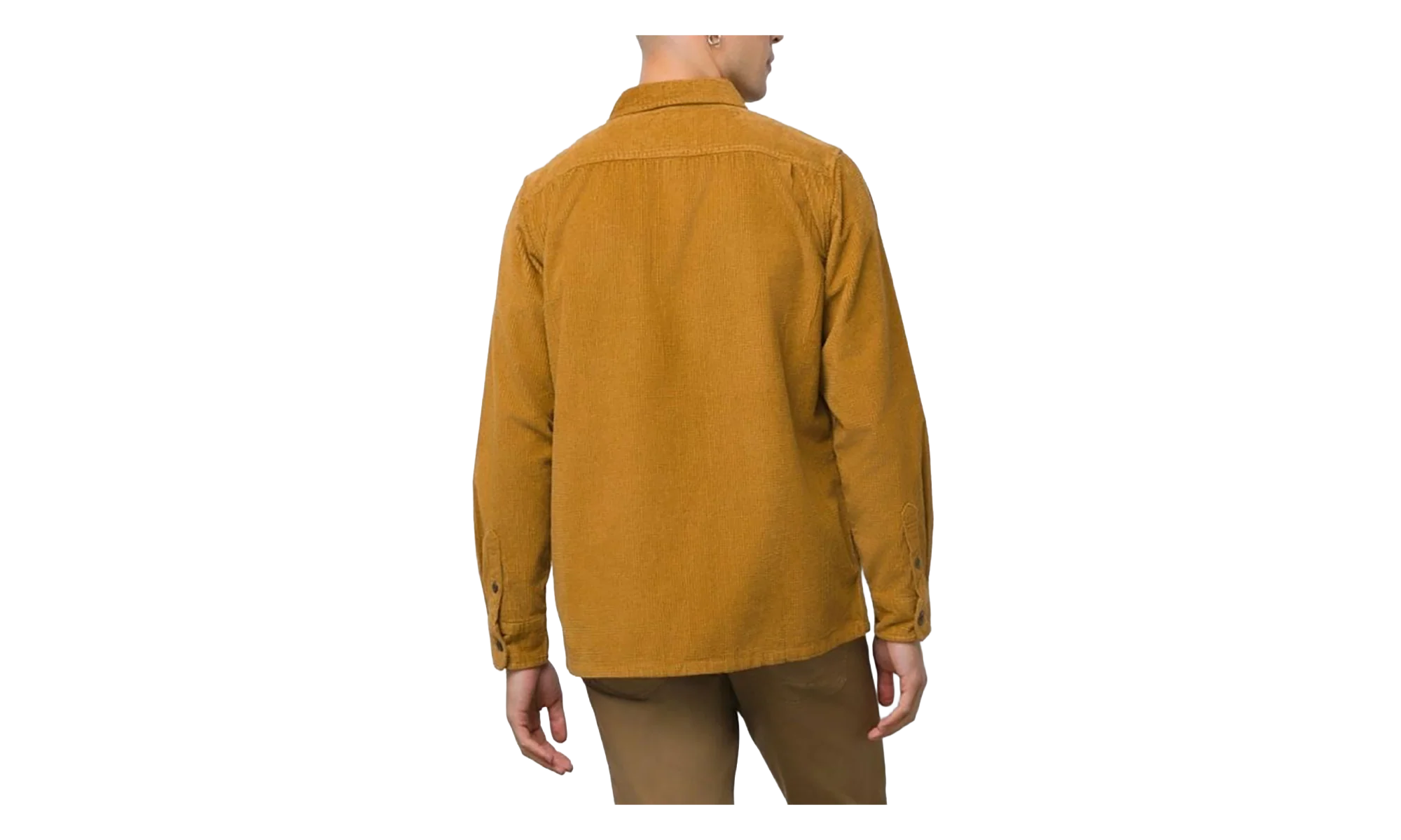 Waffle Corduroy Woven Shirt "Bone Brown" VN0006395RJ1