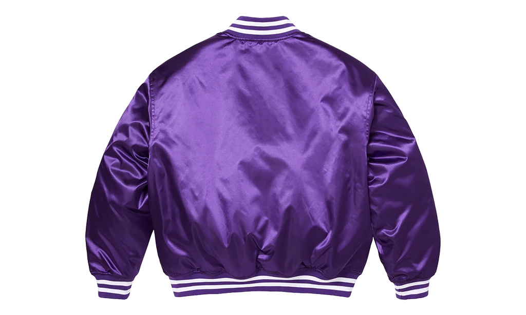 Champion® Satin Varsity Jacket "SS 26 - Purple" SU27454
