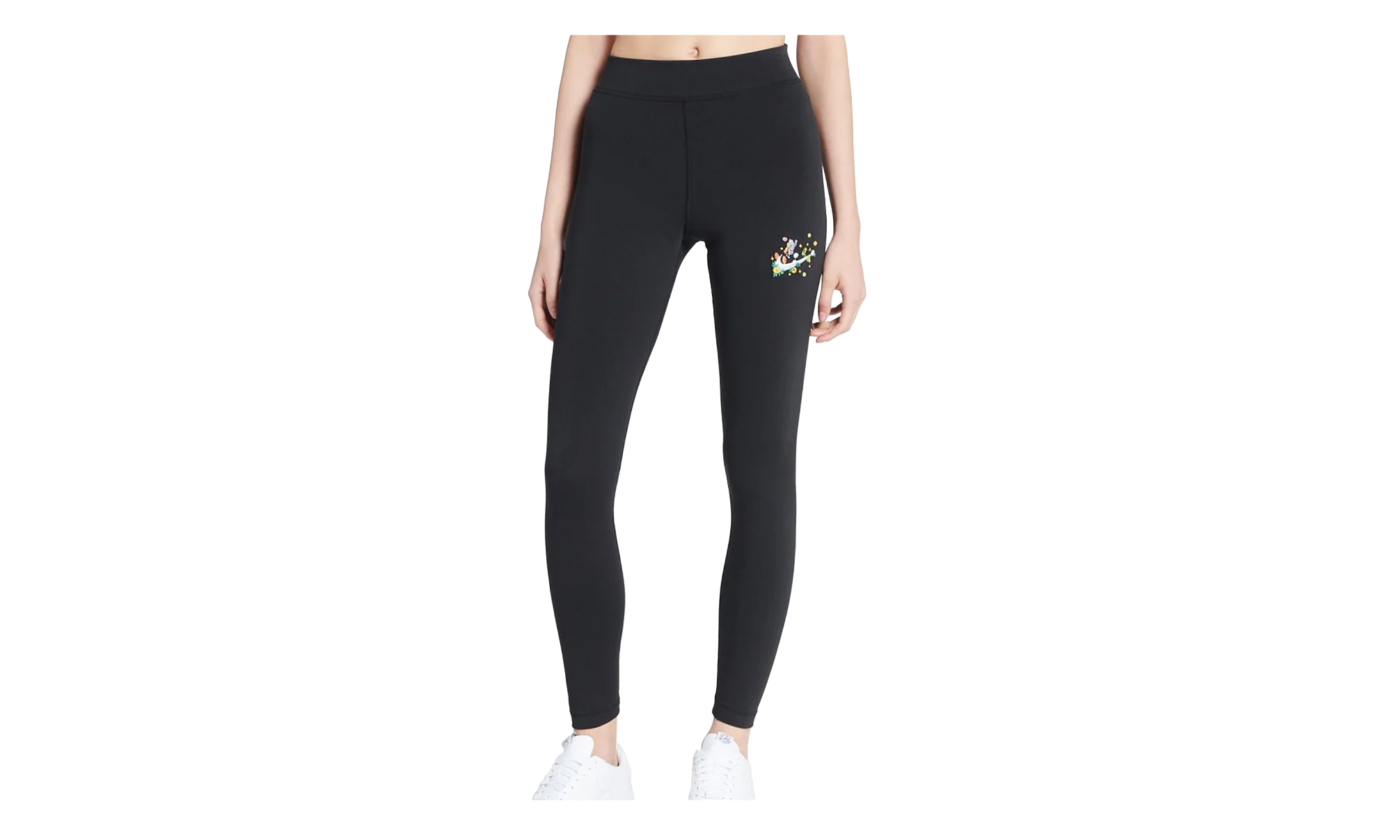 Dri-fit Swoosh Run 7/8 Mid-rise Running Leggings WMNS "Black / White" DQ3538 010