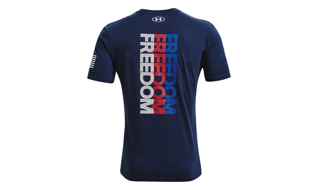 Freedom Back Lockup T-Shirt "Academy Blue / White" 1362052 408