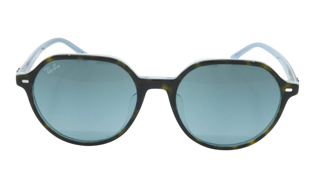 THALIA SUNGLASSES "HAVANA ON LIGHT BLUE" RB2195F-13163M_53