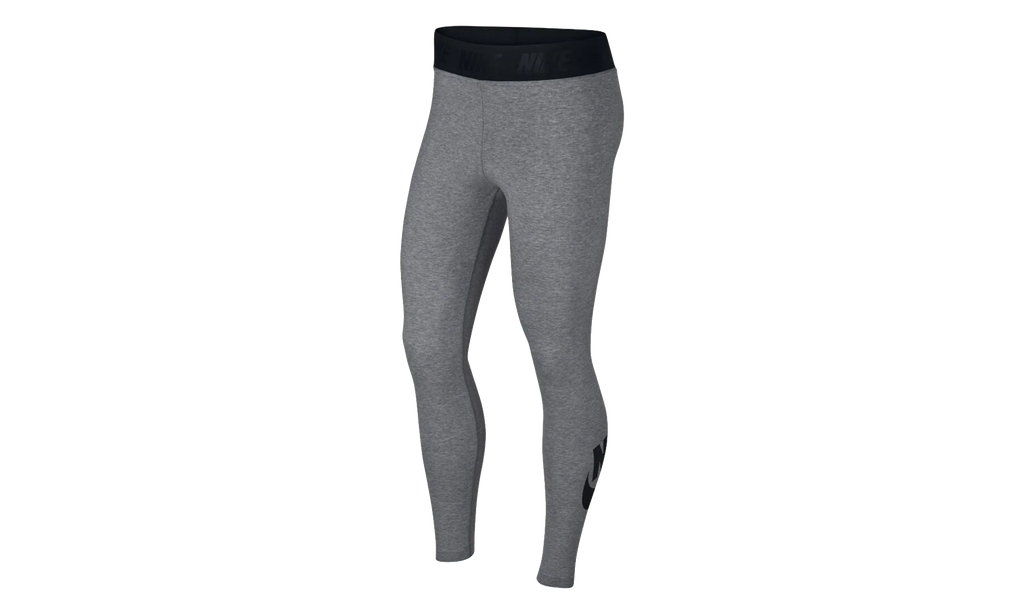 Sportswear Leg-A-See High-Rise Leggings WMNS "Carbon Heather / Black" 933346 091