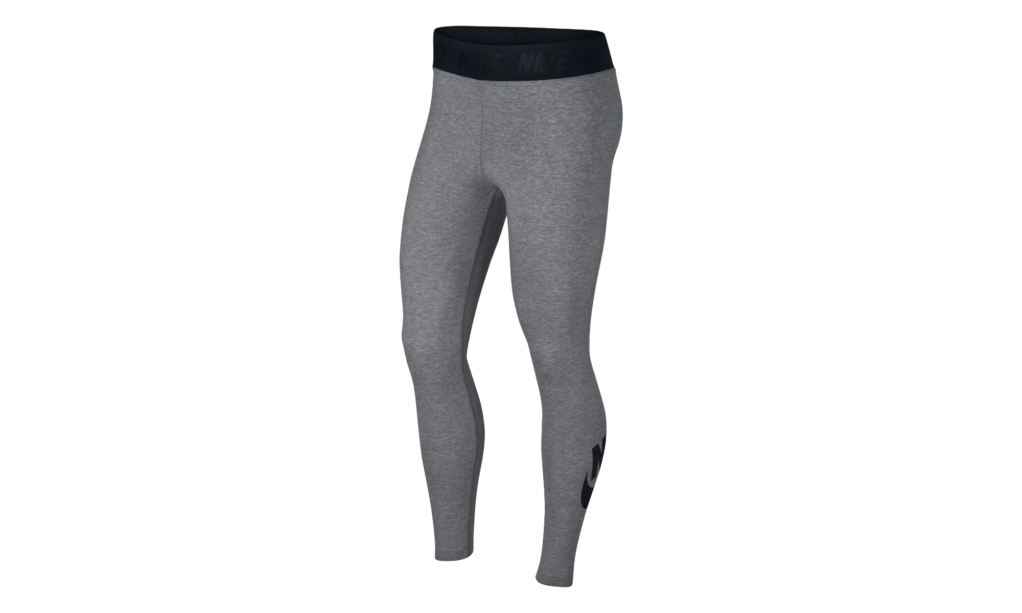 Sportswear Leg-A-See High-Rise Leggings WMNS "Carbon Heather / Black" 933346 091
