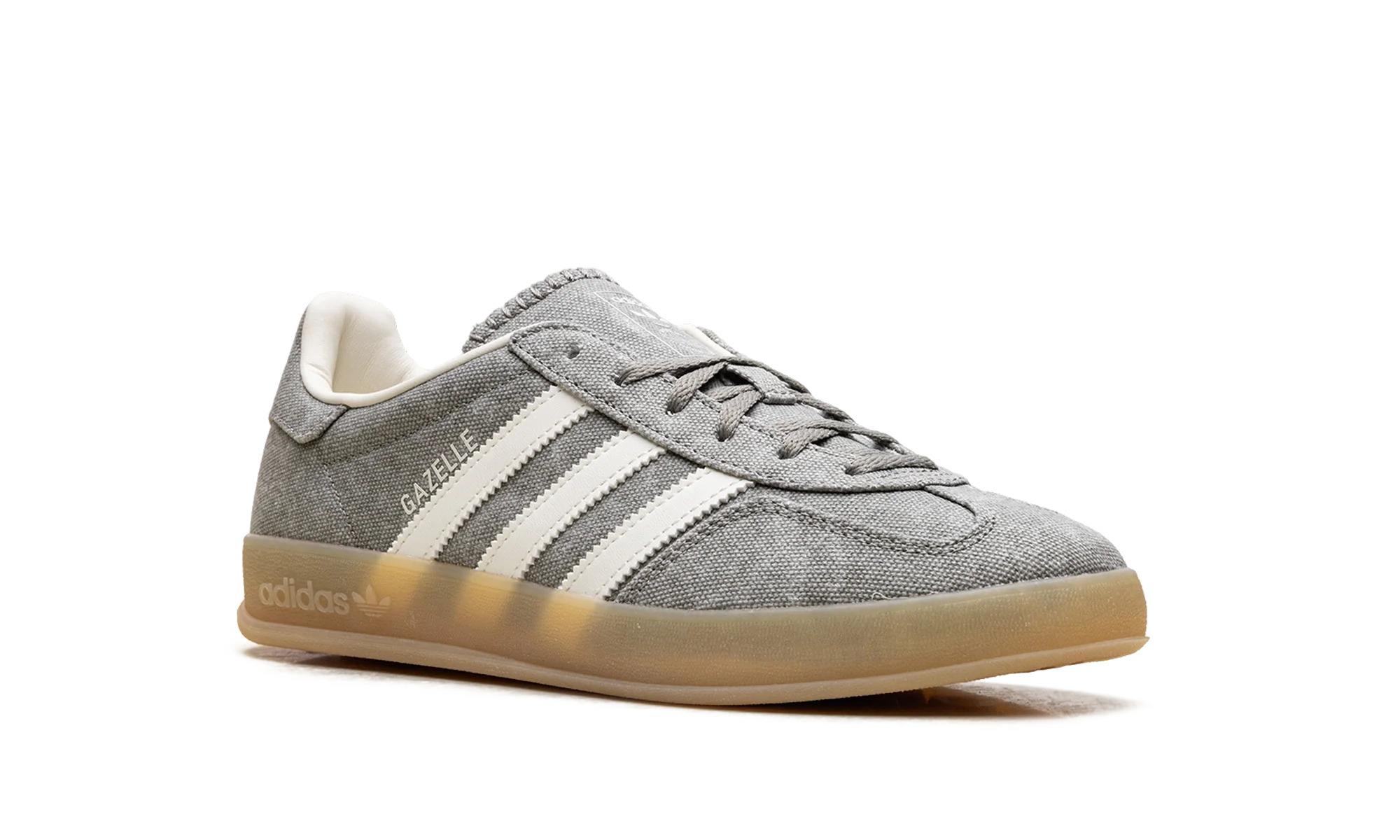 Gazelle Indoor WMNS "Silver Pebble Off White Canvas" IH7033