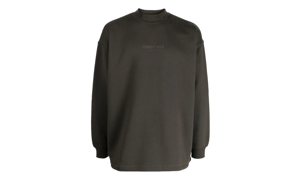 Relaxed Crewneck Sweatshirt "Off Black" 192SU222075F