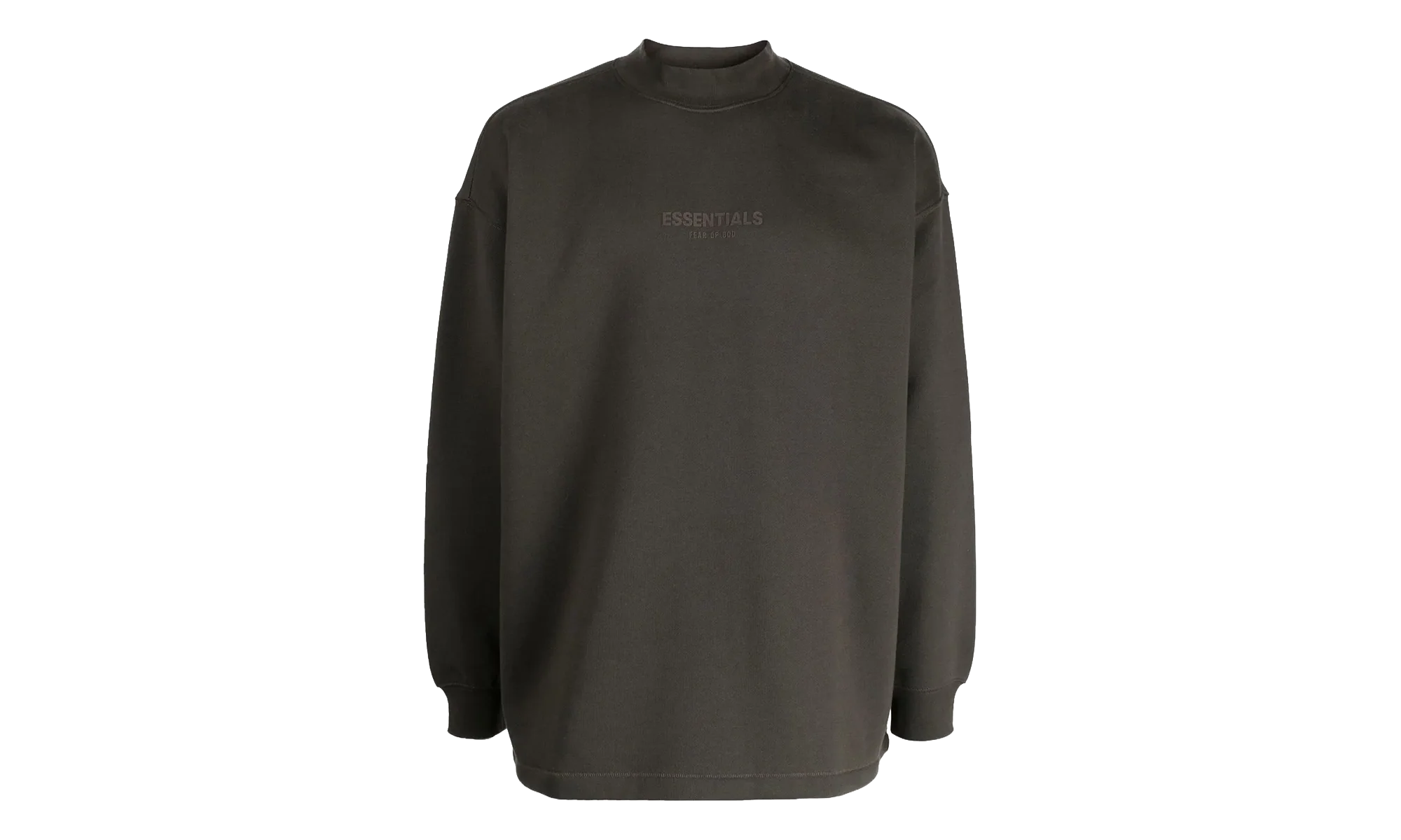 Relaxed Crewneck Sweatshirt "Off Black" 192SU222075F