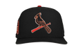 9FIFTY St. Louis Cardinals Busch Stadium A Frame Snapback Hat "Black Metallics" NE384
