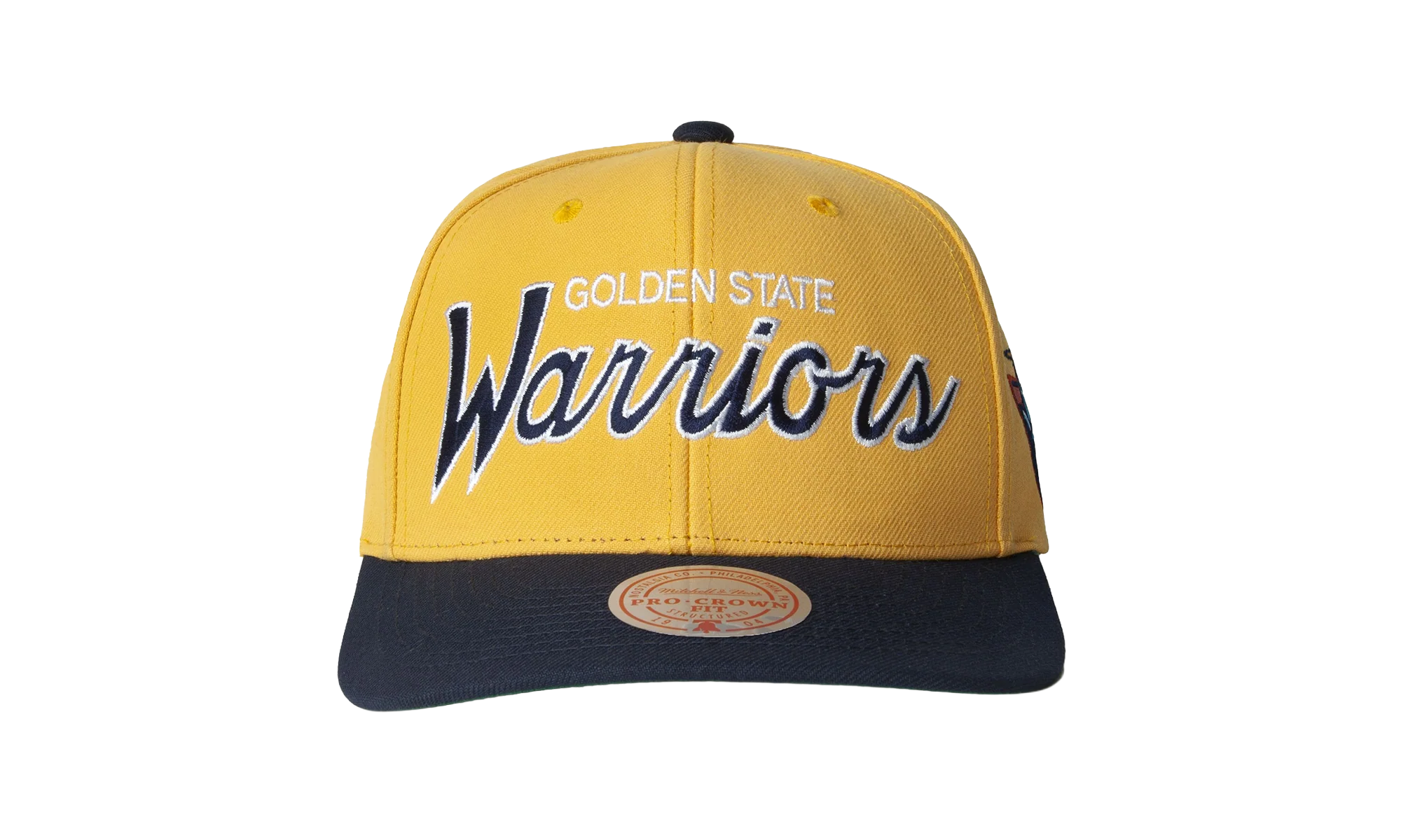 NBA Hardwood Classics Team Script 2.0 Pro Snapback Cap "Golden State Warriors - Yellow" HHSS5132 GSWYYPPPYELL