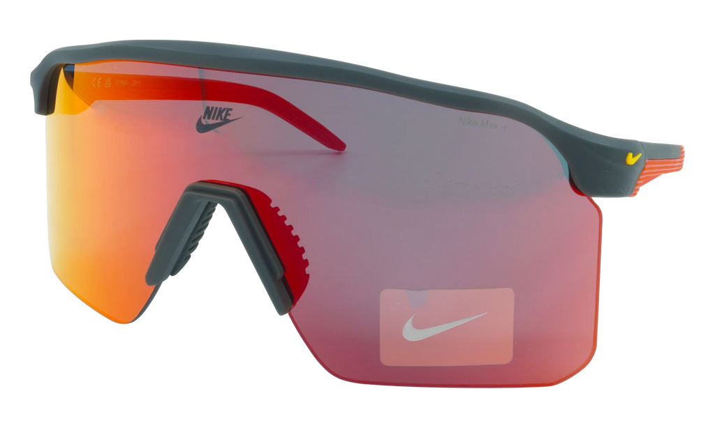 Expedition Shield Sunglasses "Matte Dark Smoke Grey / Red Mirror" IB6562X 200