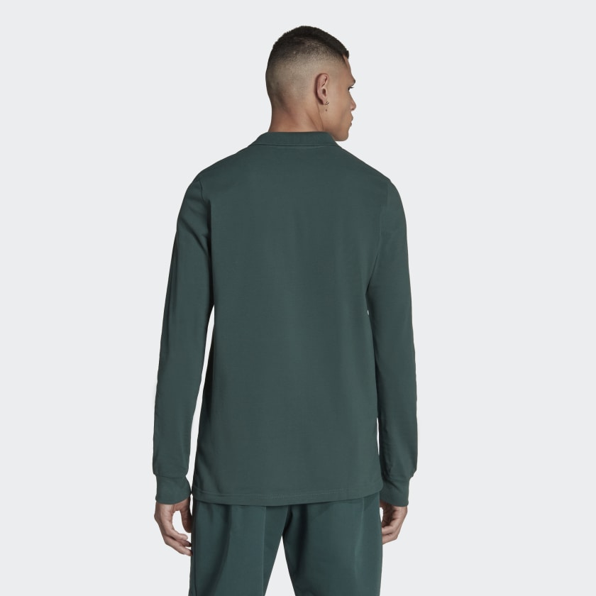 Men's adidas Graphics Campus Long Sleeve Polo Shirt