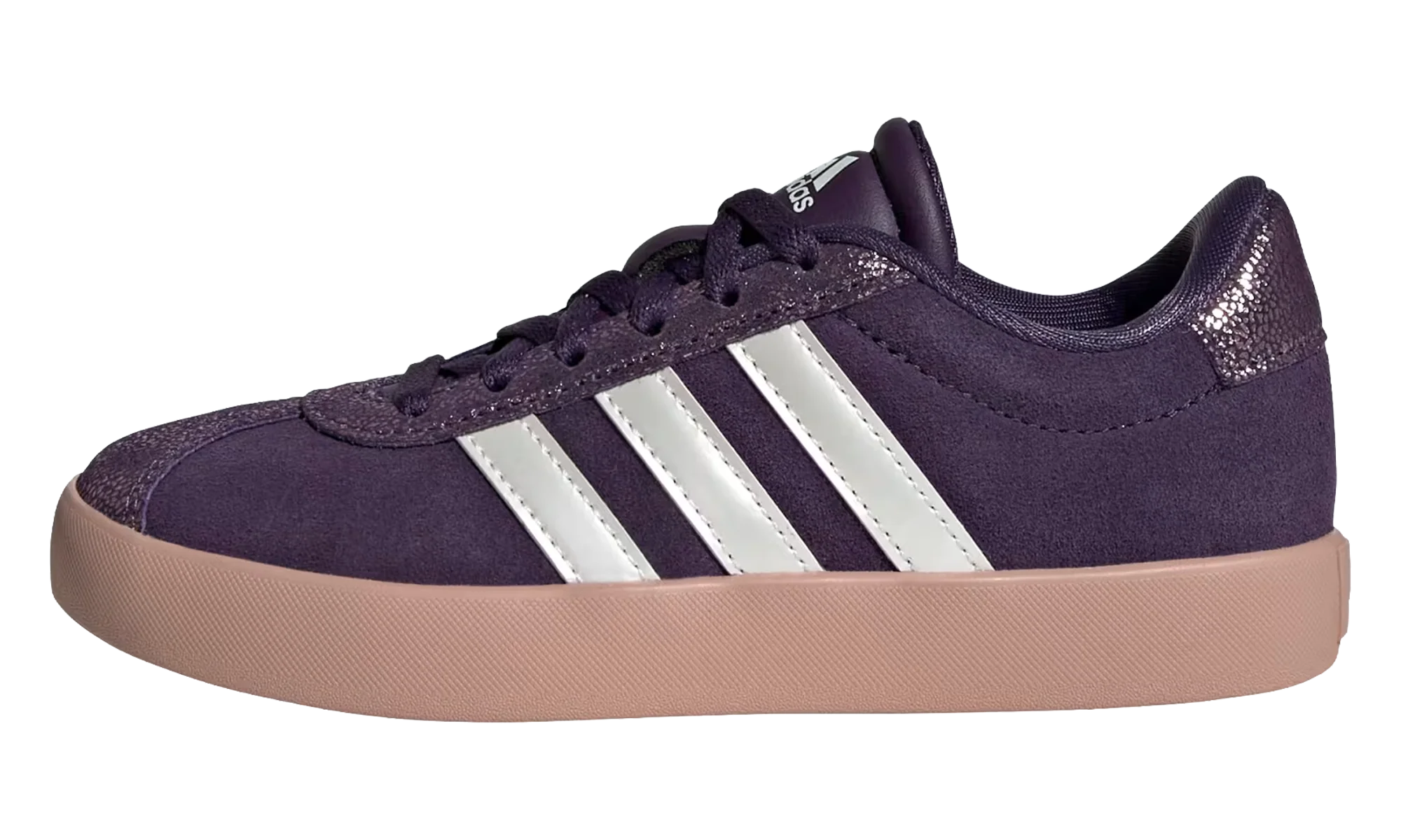 VL Court 3.0 GS "Aurora Plum Zero Metalic Pink Gum" JS3485