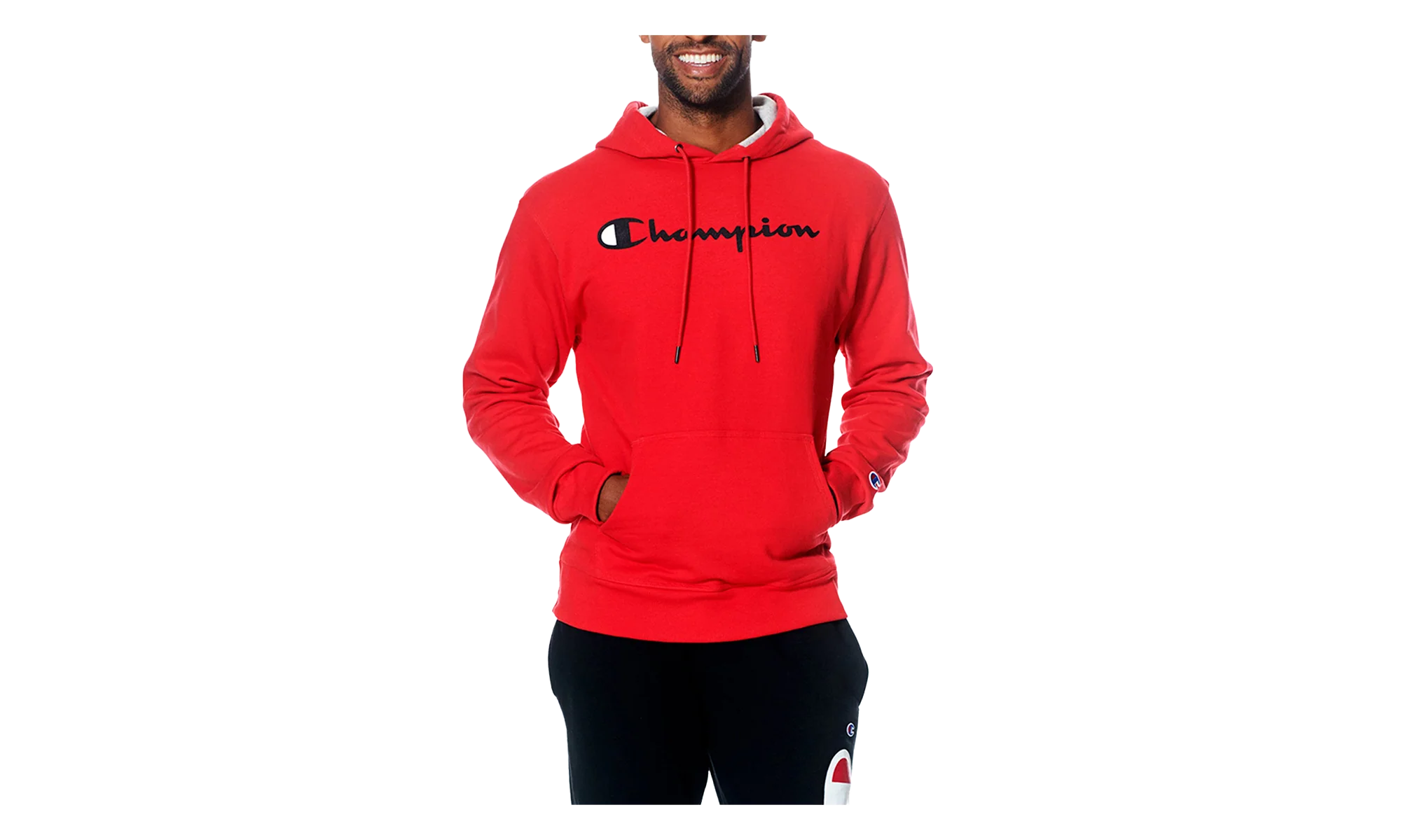 Powerblend Fleece Script Logo Hoodie "Red" GF89H Y067942WC