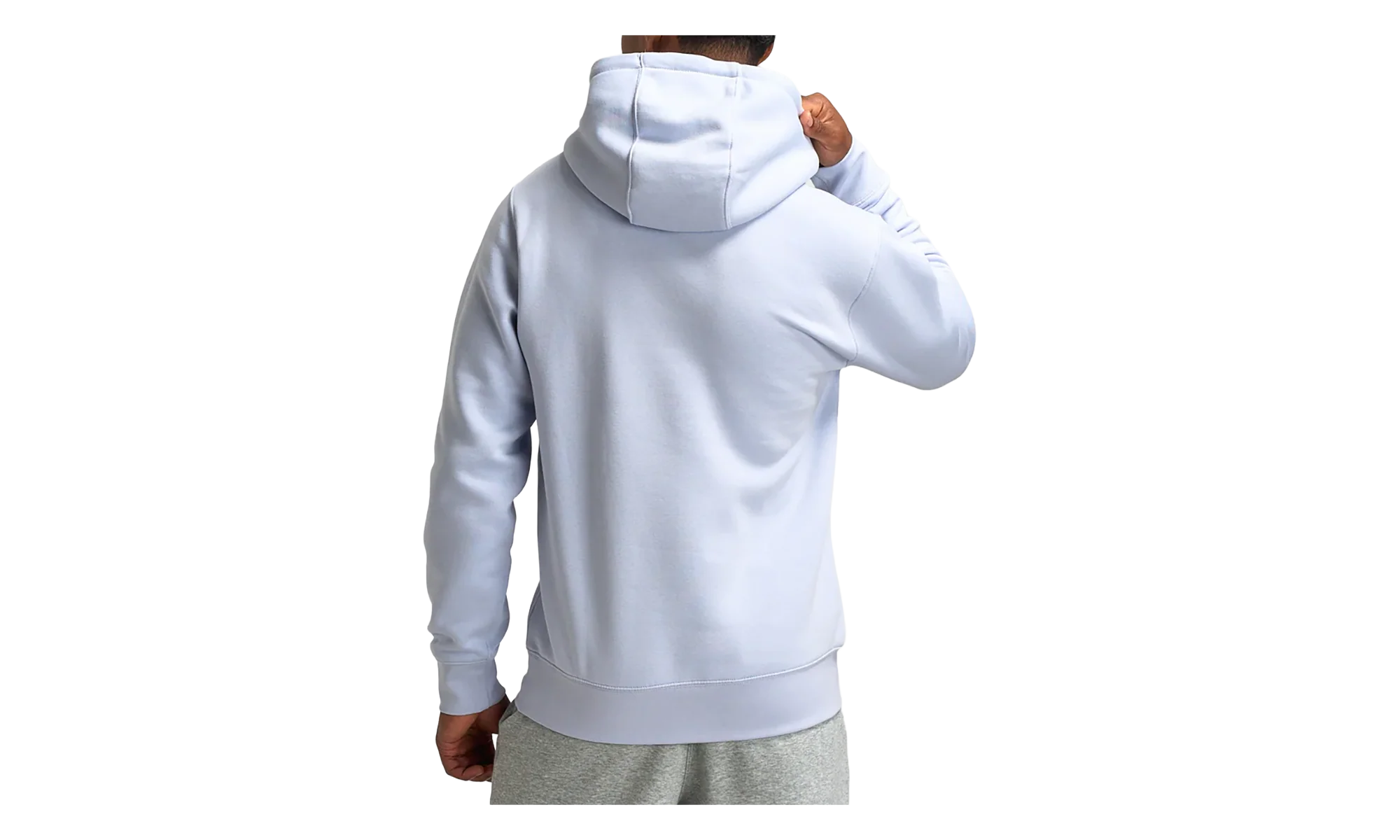 Club Pullover Fleece Hoodie "Ghost White" FN3859 057