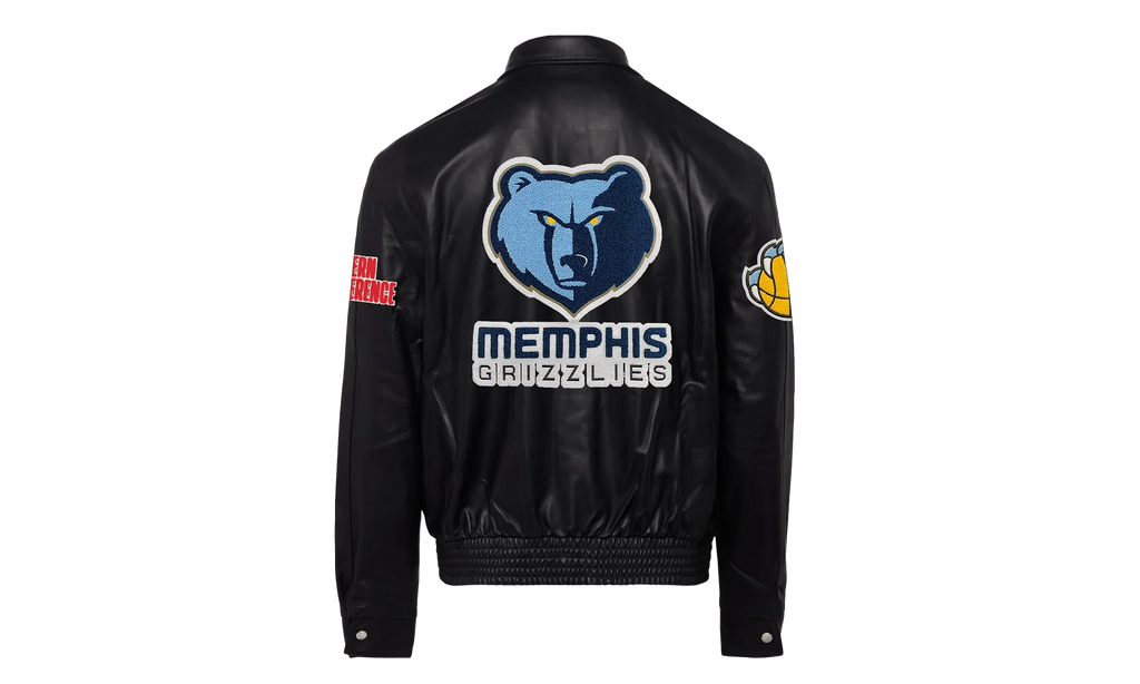 Full Leather Jacket "Memphis Grizzlies" NBA 104 GRI