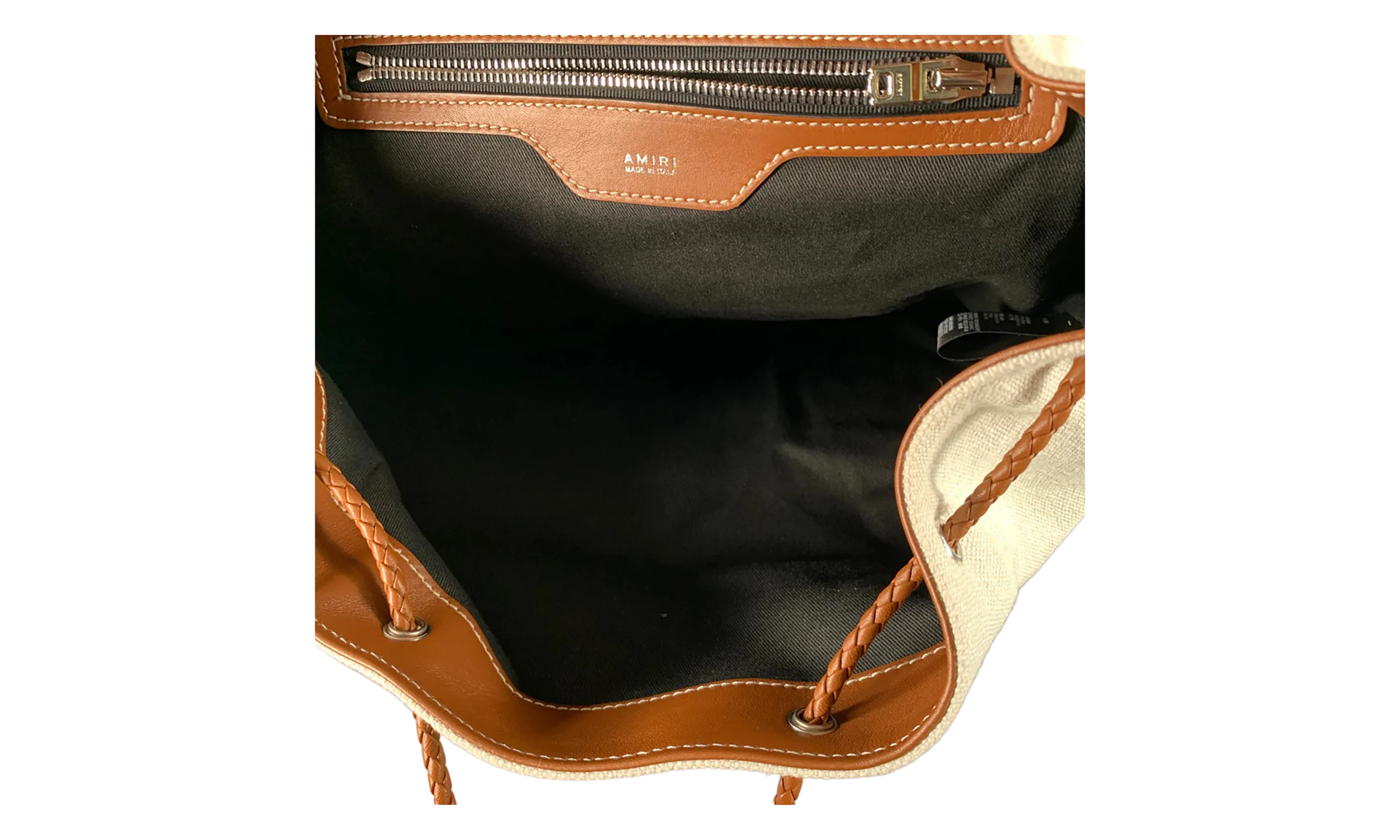 Canvas Rucksack Backpack "Cream" Y0A30322CC_Natural/Brown