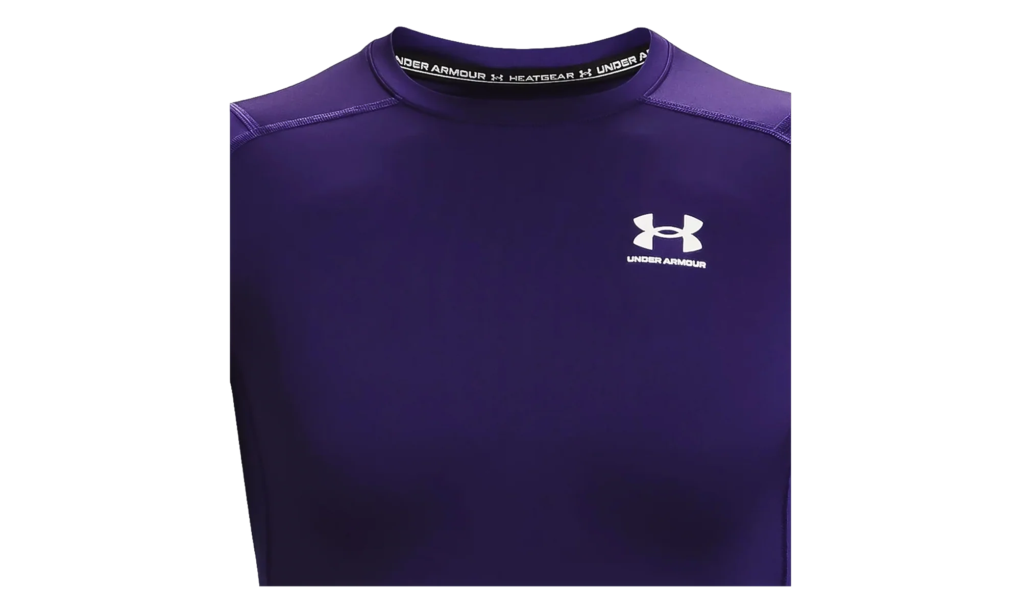 HeatGear Compression Short Sleeve "Purple / White" 1361518 500