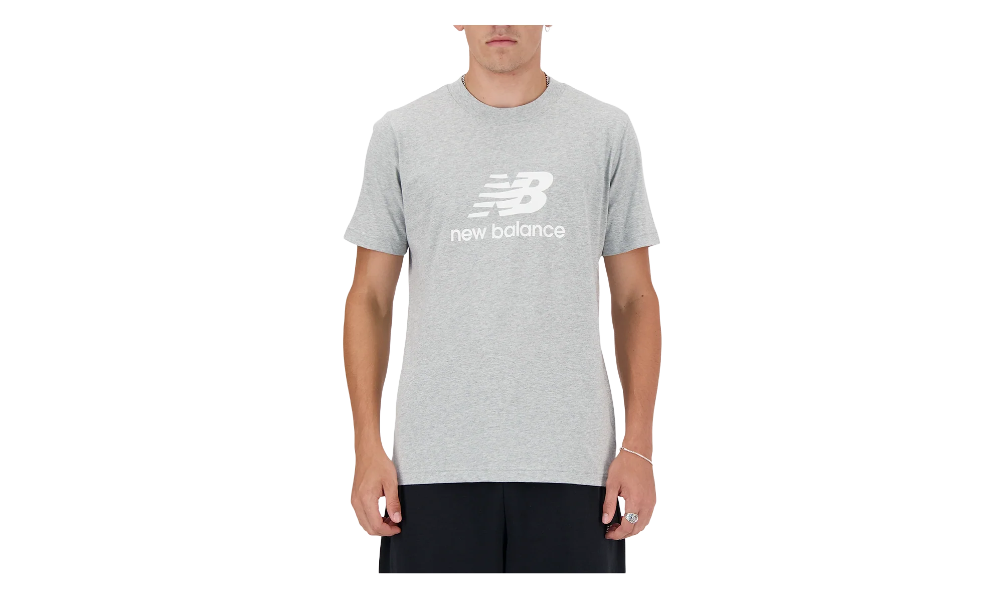 Sport Essentials Logo T-Shirt "Athletic Grey / White" MT41502AG