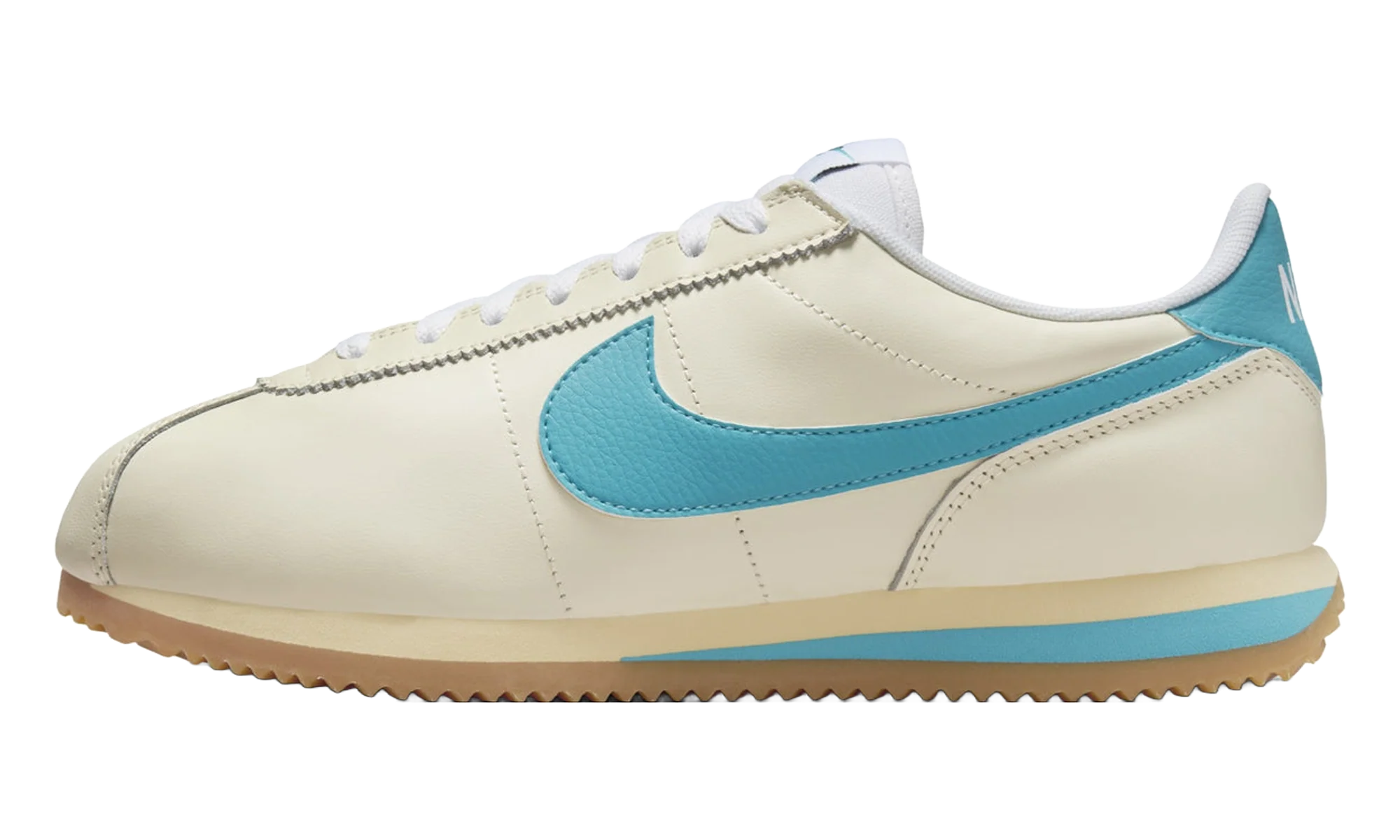 Cortez WMNS "Coconut Milk Gum Yellow Pale Vanilla Teal Nebula" HF4268 113