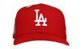 59FIFTY Los Angeles Dodgers 2020 World Series Fitted Hat "Red / White" 123451300073