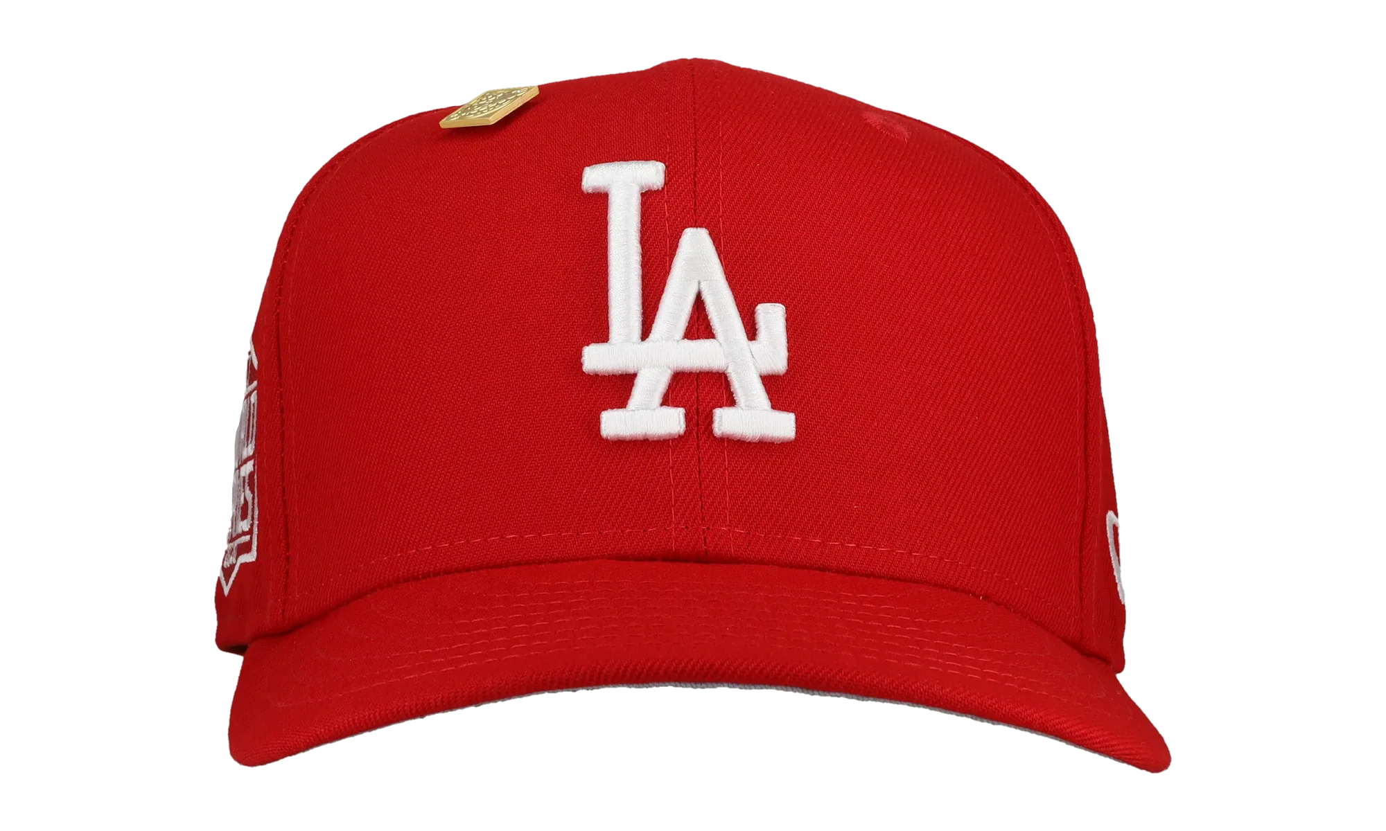 59FIFTY Los Angeles Dodgers 2020 World Series Fitted Hat "Red / White" 123451300073