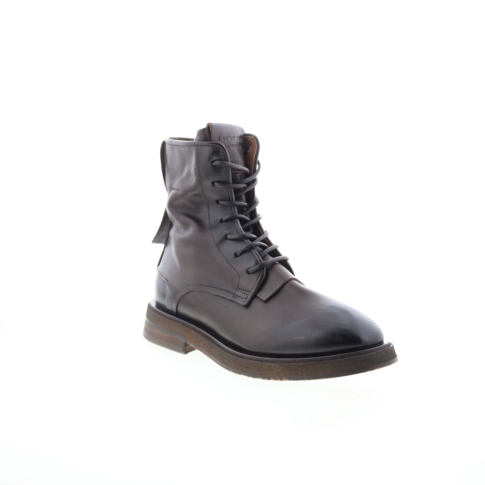 Chevy Womens Brown Leather Lace Up Casual Dress Boots