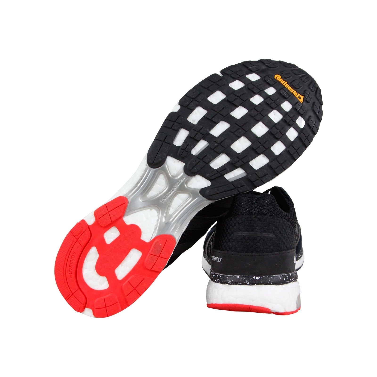 Adizero Adios 3 CM8356 Mens Black Mesh Lace Up Athletic Running Shoes