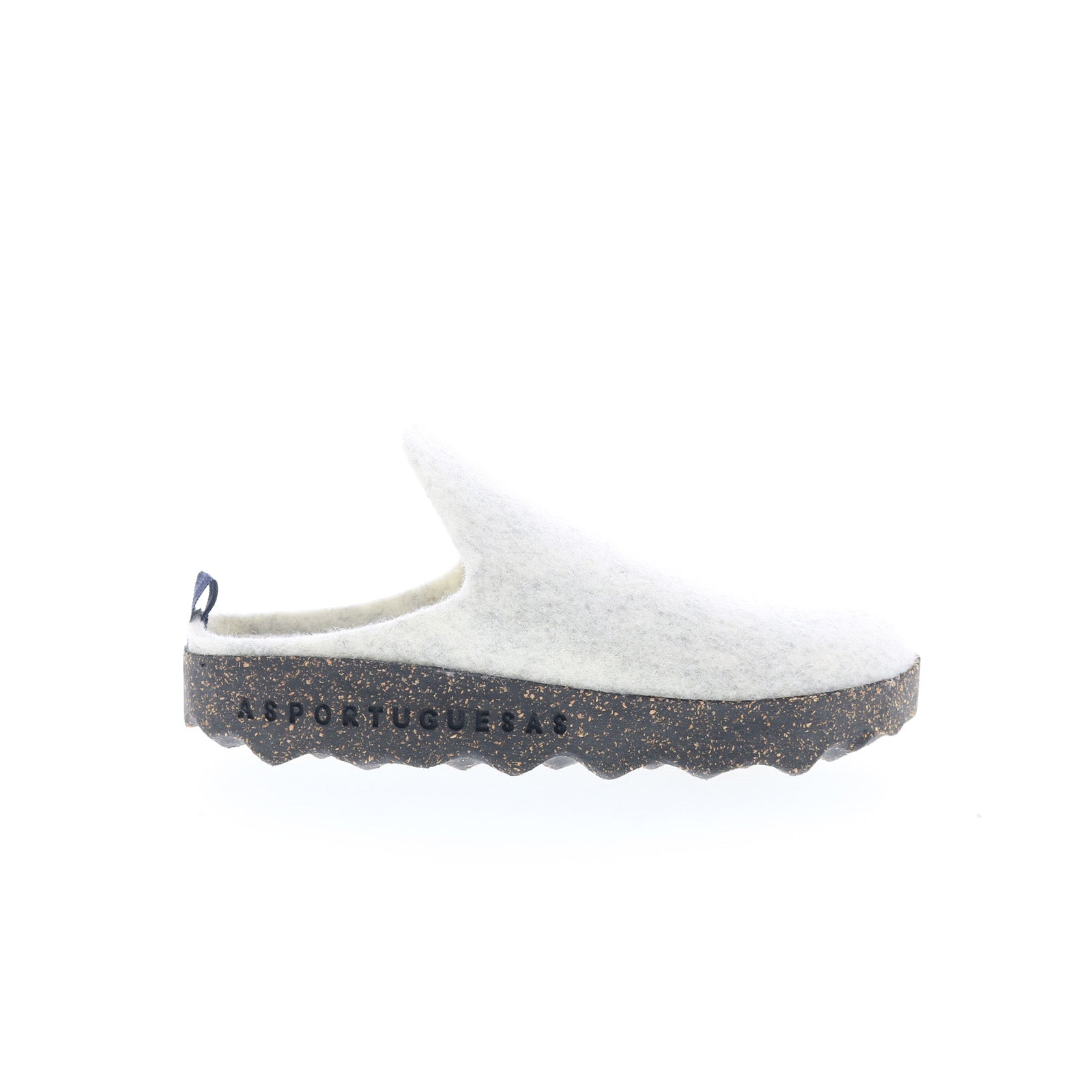 Asportuguesas Come COME023ASP-042 Womens White Slip On Clog Flats Shoes