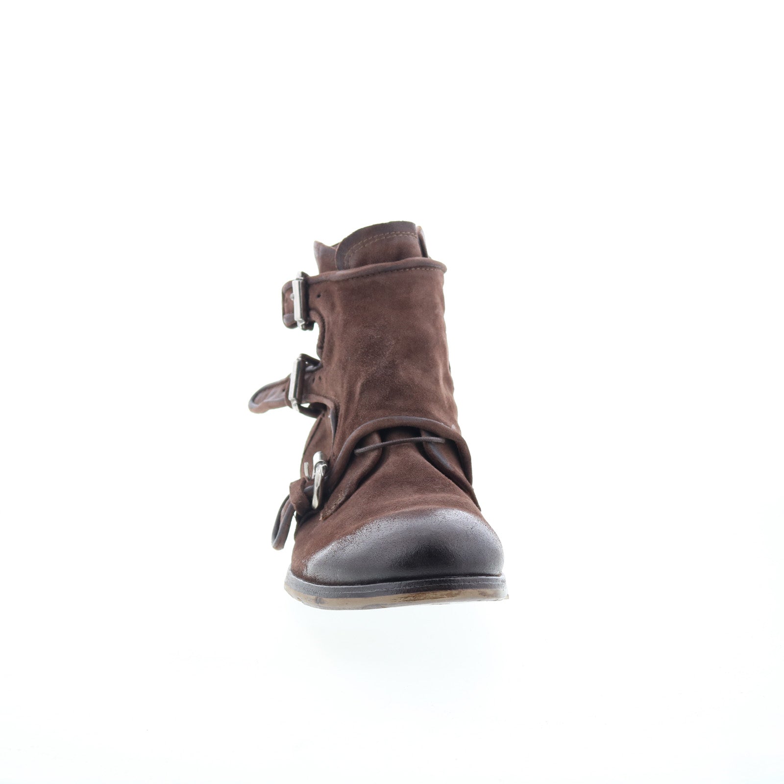 Copper Mens Brown Leather Zipper Casual Dress Boots