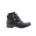 Cooper Mens Black Leather Zipper Casual Dress Boots