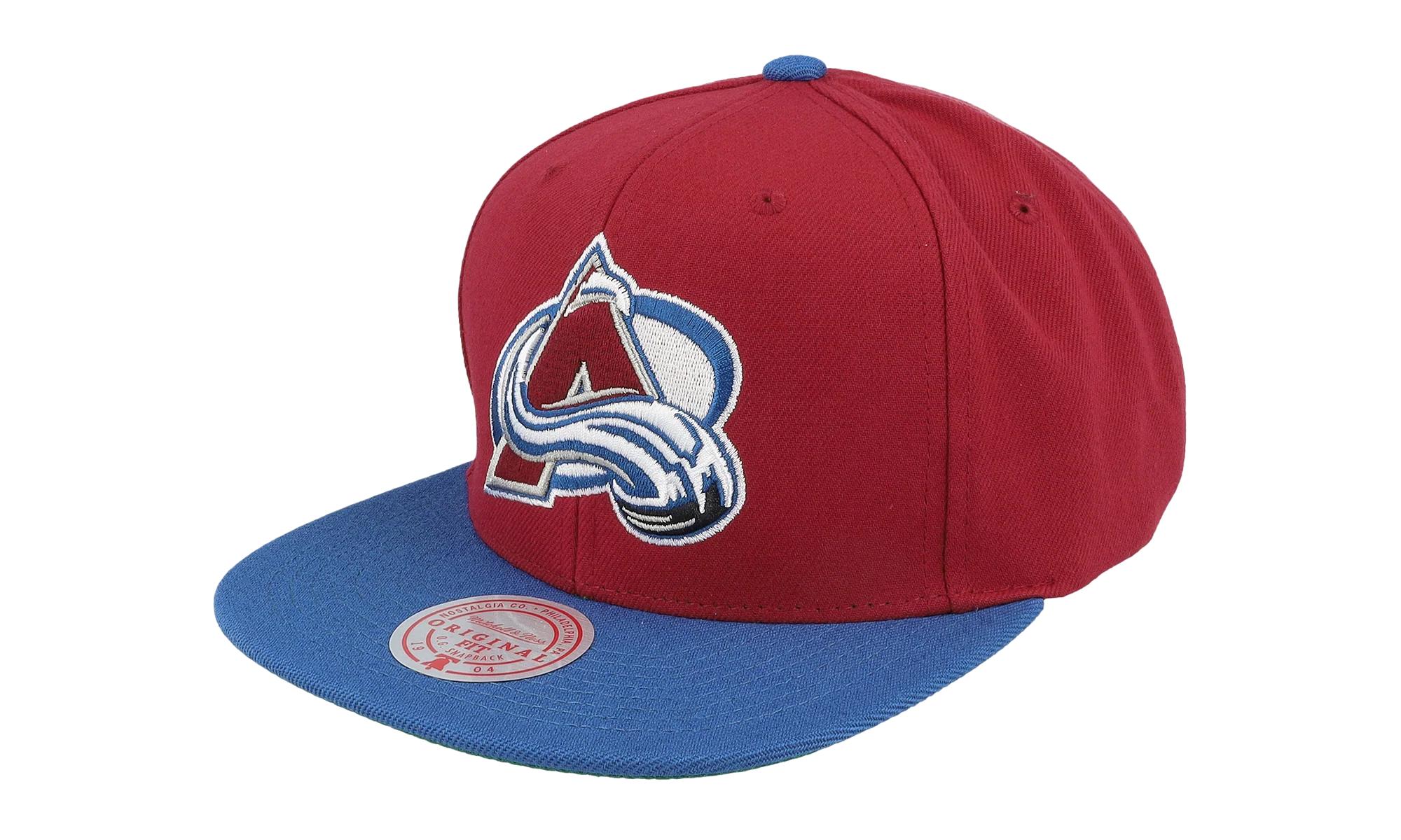 NHL Team 2 Tone 2.0 Snapback Cap "Colorado Avalanche - Red / Light Blue" HHSS5367 CAVYYPPPRDLB