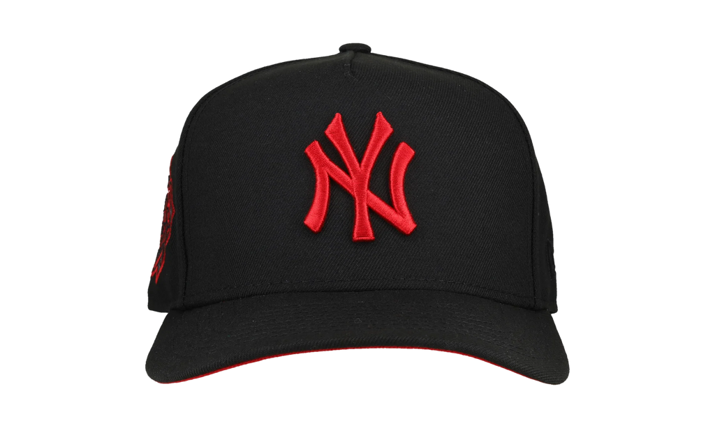9FIFTY New York Yankees 1999 World Series A Frame Snapback Hat "Black / Red - Visor" NE260