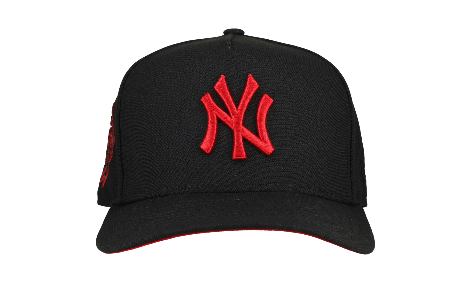 9FIFTY New York Yankees 1999 World Series A Frame Snapback Hat "Black / Red - Visor" NE260