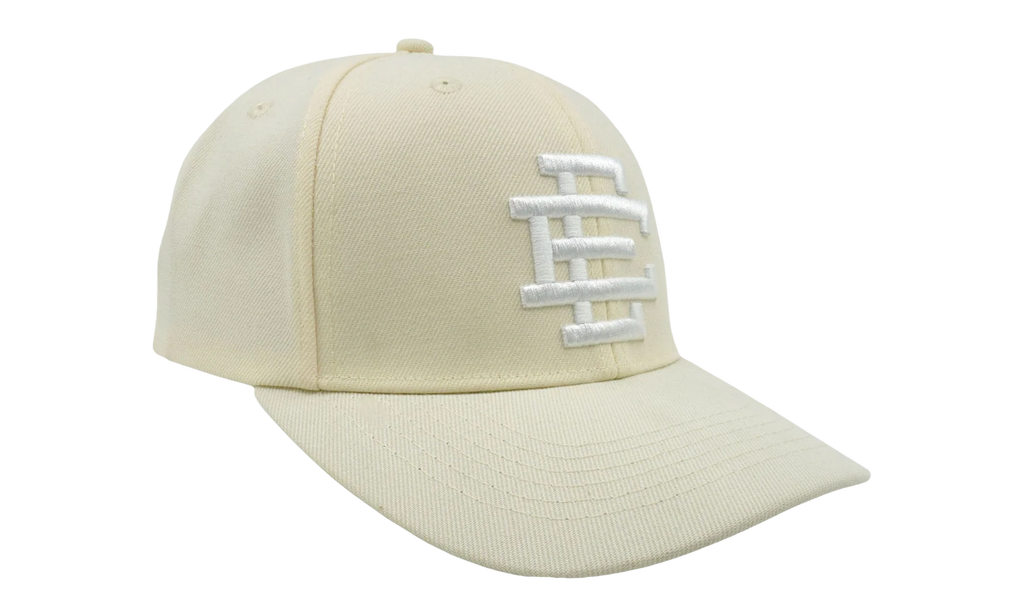 6 PANEL STRUCTURED SNAPBACK "Cream/White" EE440