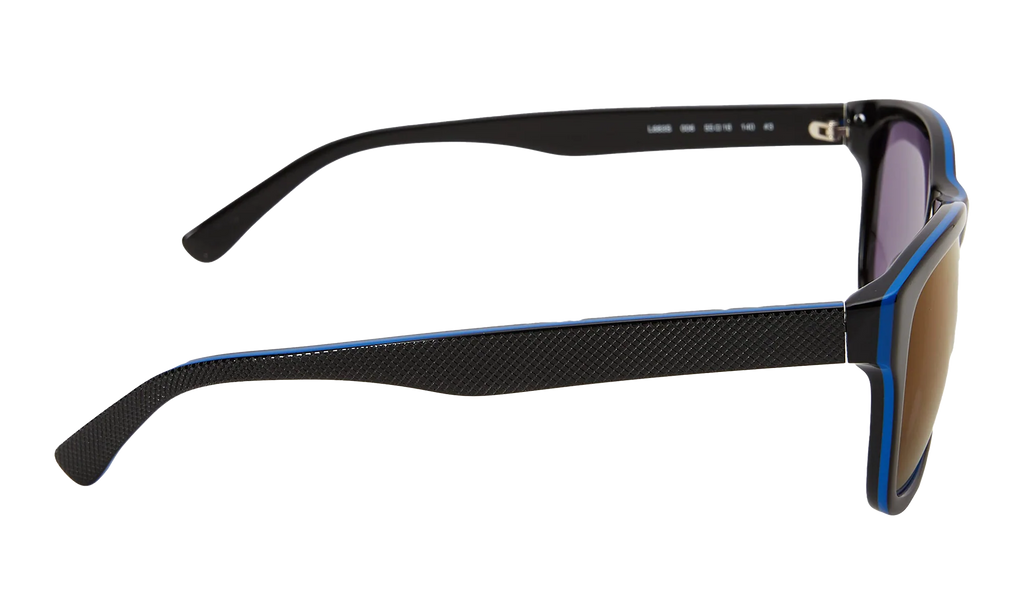 Rectangle Sunglasses "Shiny Black" L683S-006