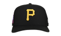 9FIFTY Pittsburgh Pirates 1976 Team Color A Frame Snapback Hat "Black (Grey Brim)" NE483