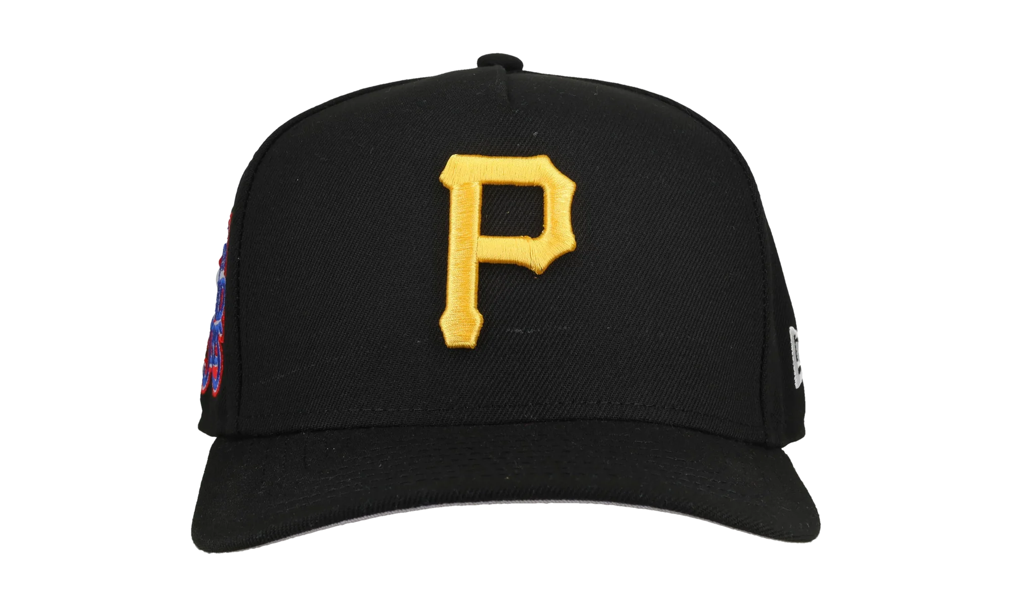 9FIFTY Pittsburgh Pirates 1976 Team Color A Frame Snapback Hat "Black (Grey Brim)" NE483