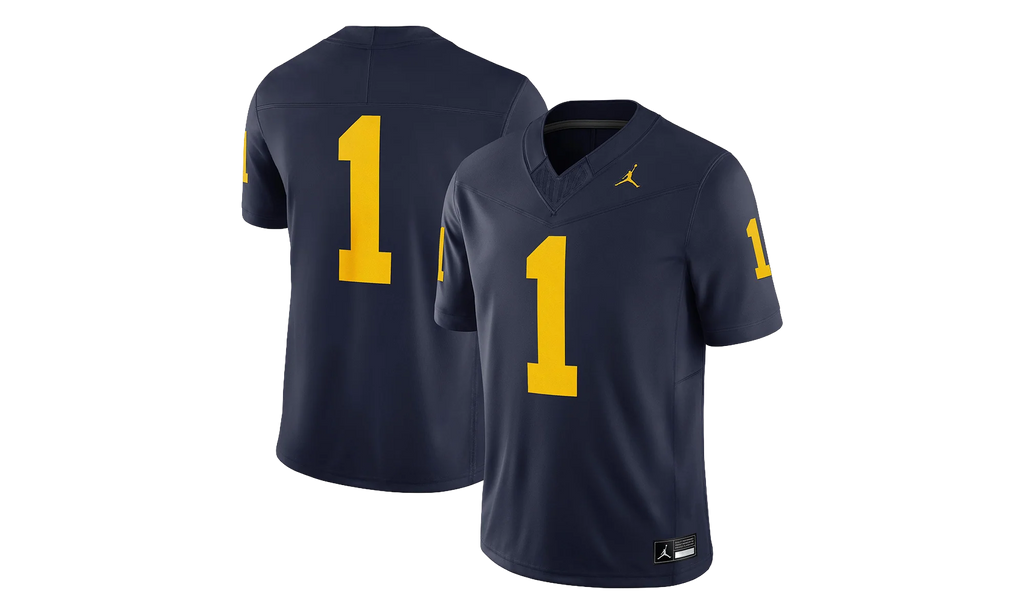 Air Jordan NCAA Michigan Wolverines Home Limited Jersey "Navy" CQ7394 419