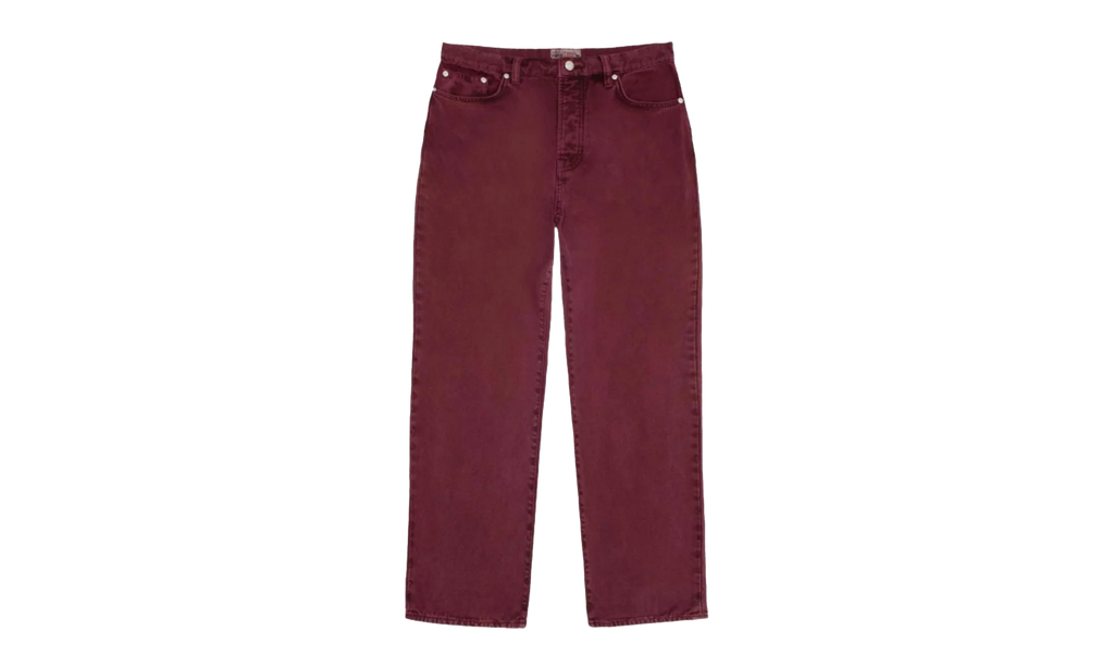 Washed Canvas Classic Jean "WINE" 116659 WINE