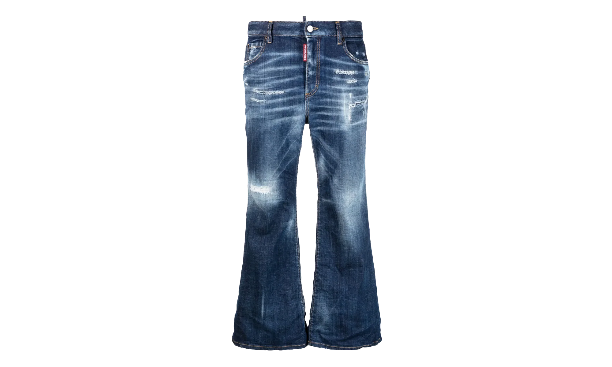 Super Flare Cropped Jeans WMNS "Denim" S72LB0640S30342470