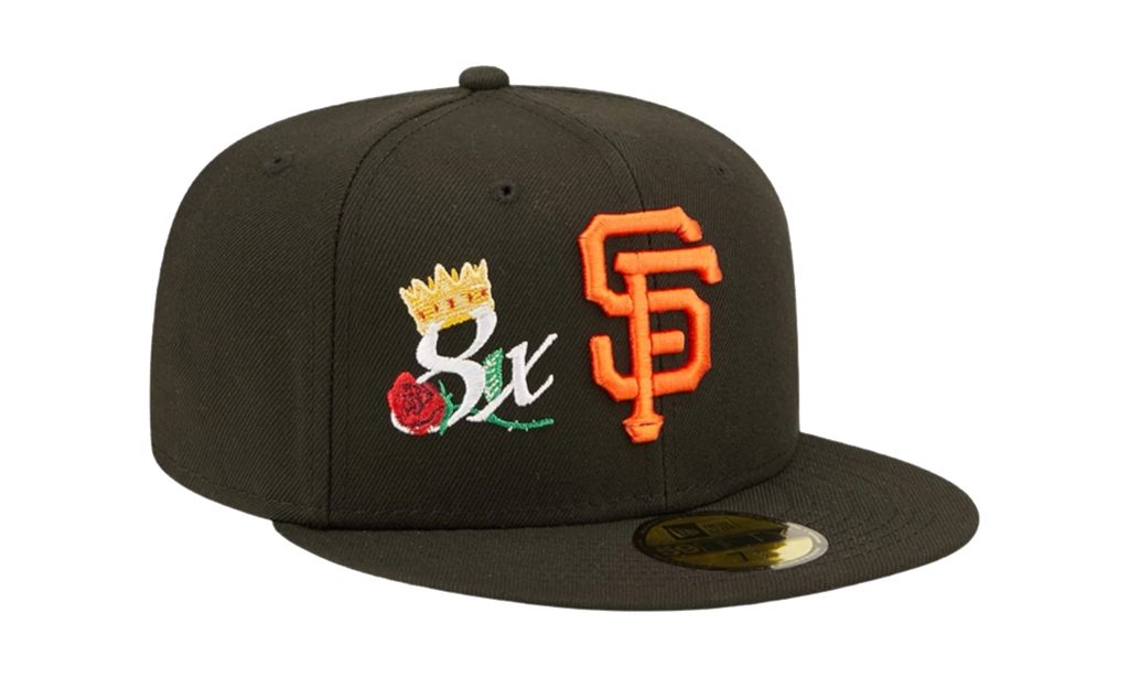 59FIFTY MLB San Francisco Giants Crown 8X Champs Fitted Hat "Black" NE493