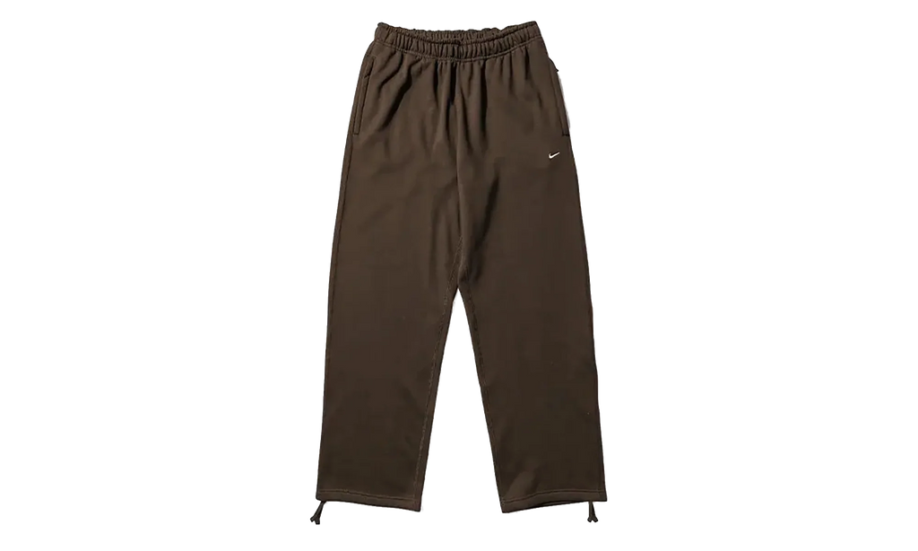 Solo Swoosh Fleece Open-Hem Pants "Dark Hazel / White" HV1090 212