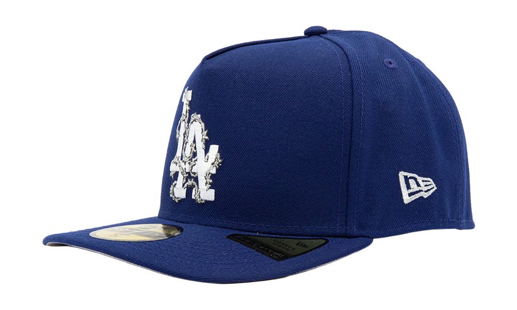 59FIFTY Los Angeles Dodgers Fence A-Frame Fitted Hat "Navy" 60693487