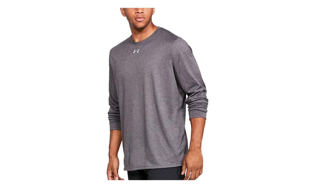 Locker Tee 2.0 Long Sleeve Shirt "Carbon Heather / Metallic Silver" 1305776 090