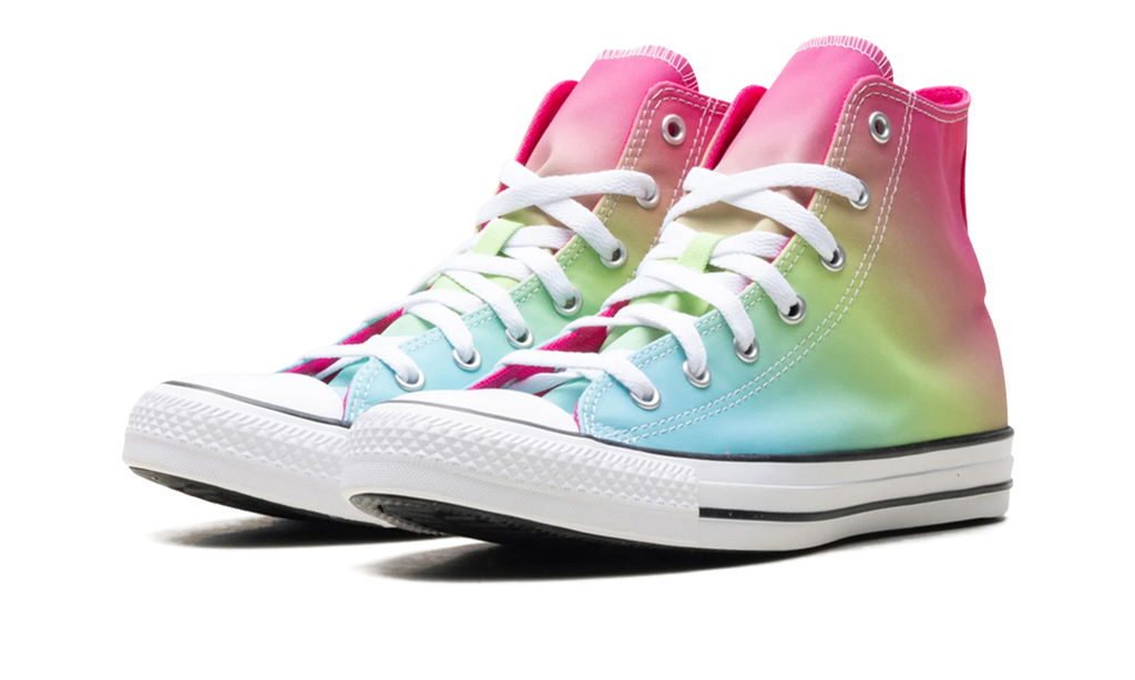 All Star Hi GS "Bright Ombre / Triple Cyan / Chaos Fuchsia" A07337F