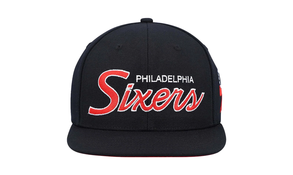 NBA Team Script 2.0 Snapback Cap "Philadelphia 76ers - Black" HHSS3280 P76YYPPPBLCK