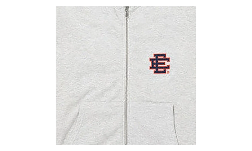 EE FULL ZIP HOODIE "FW22 - Heather/Navy/Orange" EE591